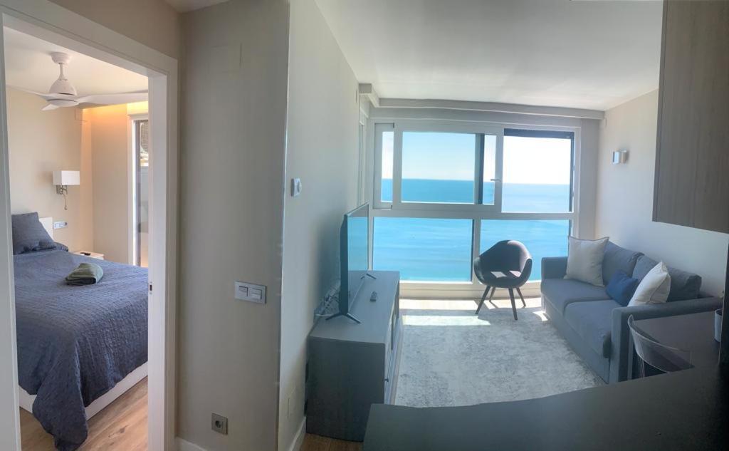 Апартаменты Espectaculares Vistas Al Mar Playa Malagueta Малага Экстерьер фото